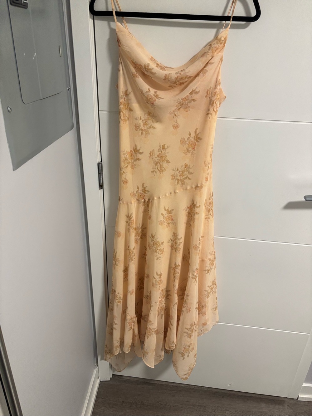 Yellow Floral Slip Dress